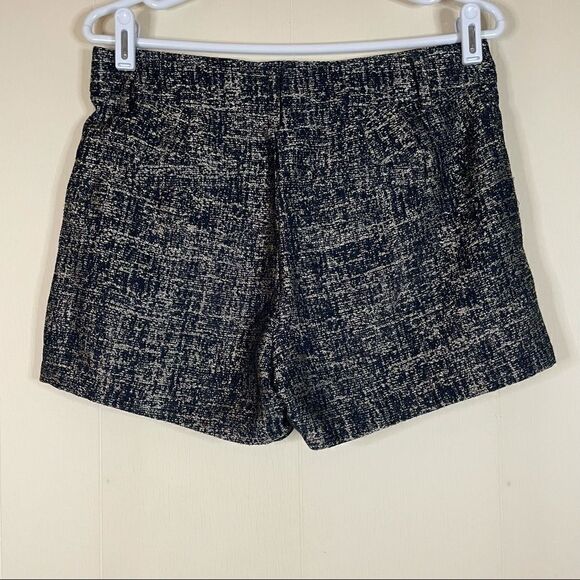 Broadway and Broome Gold Metallic Dress Shorts - Picture 4 of 4